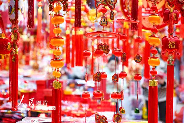 Shopping for Spring Festival goods brings festive cheer to E China's Jiangsu