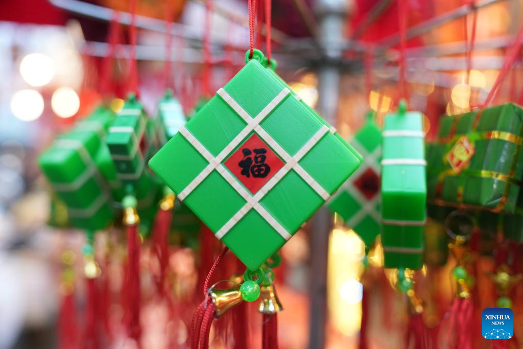 People prepare for upcoming Spring Festival in Hanoi, Vietnam